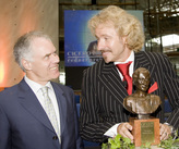 Moritz Leuenberger (Cicero-Preisträger 2003) mit dem Cicero-Preisträger des Jahres 2007, Thomas Gottschalk.